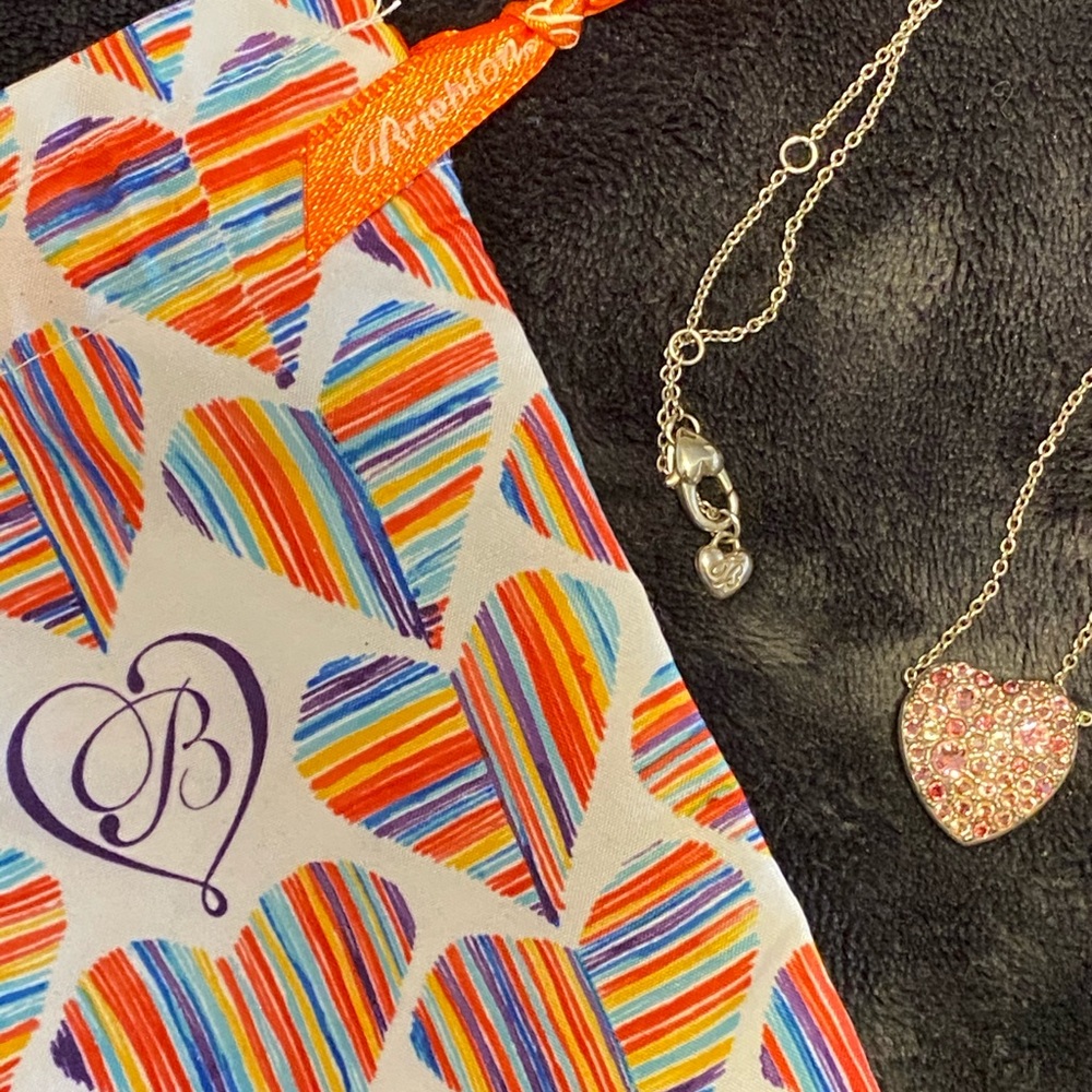 Brighton reversible heart necklace